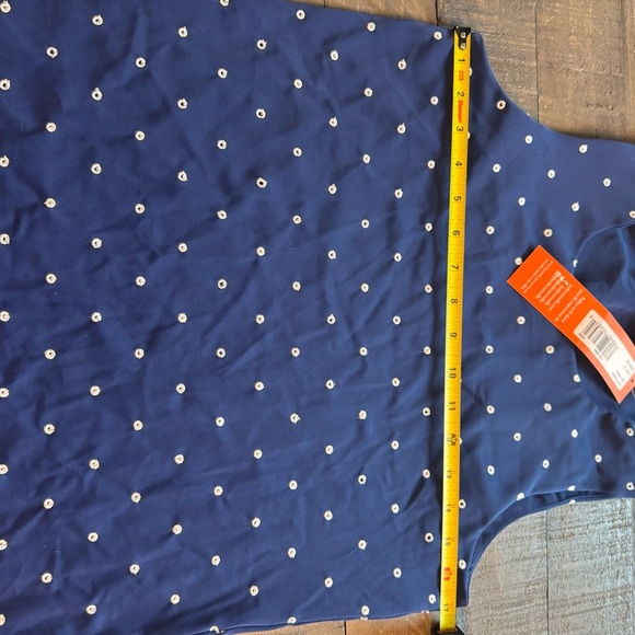 Jude Connally Beth Eyelet Shift Dress Navy White Size Small NEW WITH TAGS - Picture 7 of 10